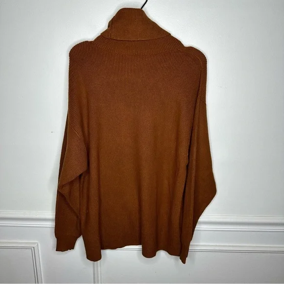 Free People Women’s Softly Structured Tunic Sweater in Tobacco Womens X-Small - Picture 9 of 9